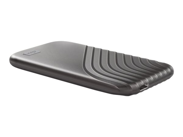WD My Passport SSD WDBAGF0010BGD - SSD - kryptert - 1 TB - ekstern (bærbar) - USB 3.2 Gen 2 (USB-C kontakt) - 256-bit AES - gull