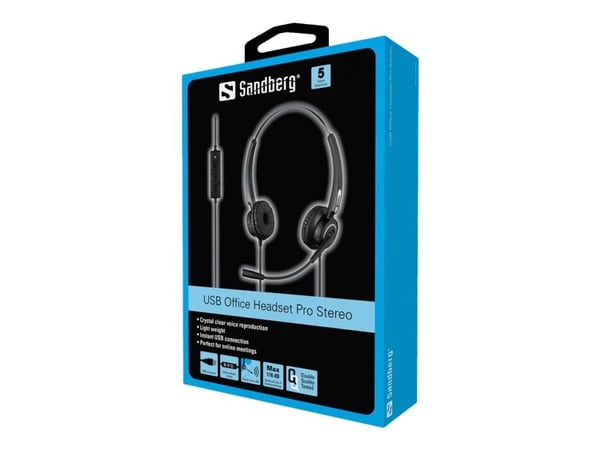 Sandberg Office Pro - Hodesett - on-ear - kablet - USB