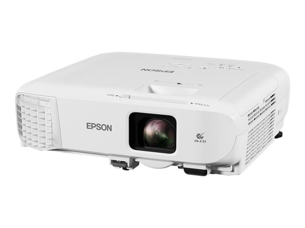 Epson EB-X49 - 3 LCD-projektor - portabel - 3600 lumen (hvit) - 3600 lumen (farge) - XGA (1024 x 768) - 4:3 - LAN - hvit