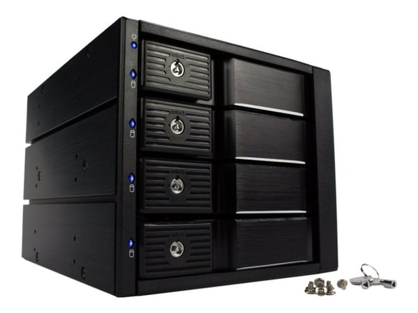 FANTEC BP-SA3141 - Internt RAID-kabinett - 3.5" - SATA 6Gb/s / SAS 6Gb/s - SAS 6Gb/s, SATA 6Gb/s - svart