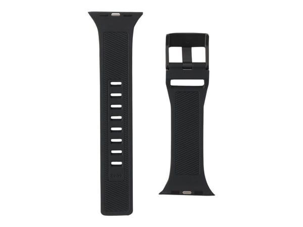 Urban Armor Gear Scout, Yhtye, Älykello, Musta, Apple, Watch 44/42, Silikoni