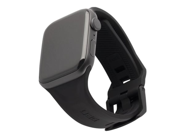 UAG Apple Watch Band 45mm/44mm/42mm, Series 7/6/5/4/3/2/1/SE - Scout Black - Klokkestropp for smart armbåndsur - svart - for Apple Watch Hermès Ser...