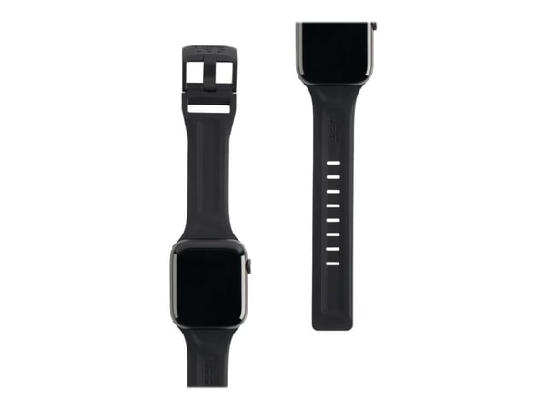 Urban Armor Gear Scout, Yhtye, Älykello, Musta, Apple, Watch 44/42, Silikoni