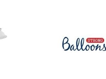 Styrkefylte pastellballonger i ren hvit 30 cm 100 stk.
