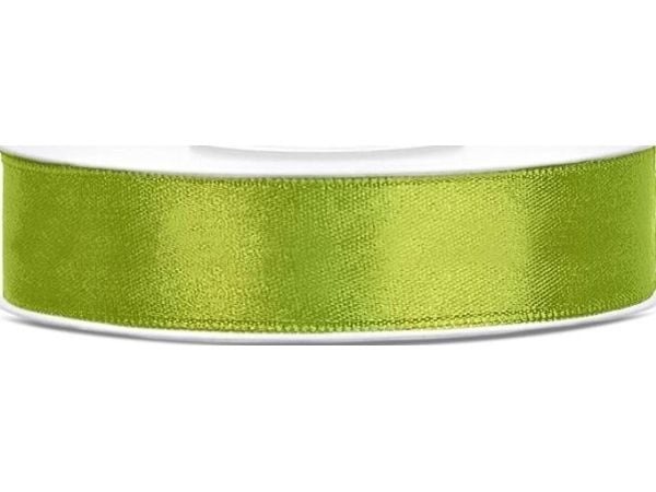 Limenvihreä satiininauha 12mm