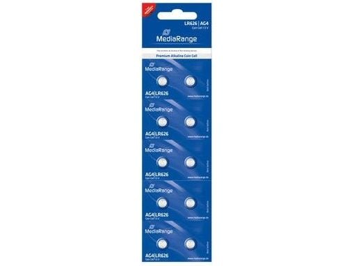 MediaRange Premium - Batteri 10 x LR626 - Alkalisk - 18 mAh