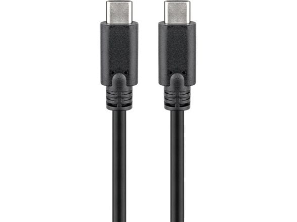 Goobay 67976, 1 m, USB C, USB C, USB 2.0, Hanstik/Hanstik, Grå