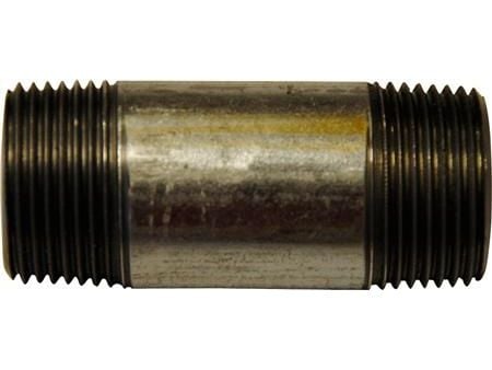 Nippelrør galvaniseret 1/2 blandede 25 stk