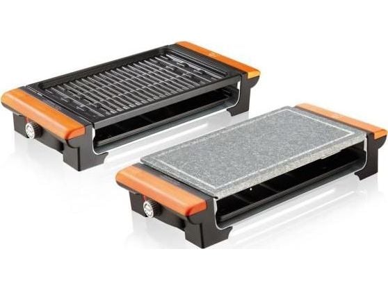 ETA Vital 1162 90000 - Grill - elektrisk - 857,75 cm2 - svart/tre