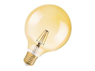 OSRAM Vintage 1906 LED ST - LED-filamentlyspære - form: G125 - klar finish - E27 - 6.5 W (ekvivalent 51 W) - klasse E - varmt hvitt lys - 2400 K
