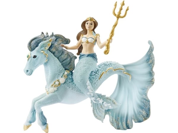 Schleich Mermaid Eyela on underwater unicorn