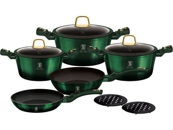 Berlinger Haus grytesett METALLIC EMERALD BH-6065