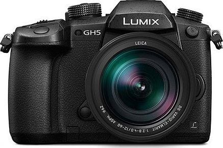 Panasonic Lumix DMC-GH5 + Leica 12-60mm F2.8-F4.0, 20,3 MP, 5184 x 3888 piksler, Live MOS, Full HD, Berøringsskjerm, Sort