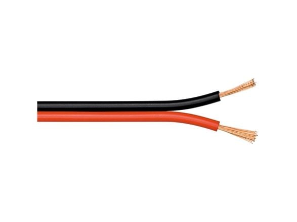 Goobay LSK 2x1.5 - 100m, 100 m, Sort