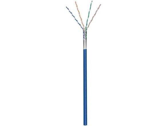 Goobay 93265, 100 m, Cat5e, F/UTP (FTP), Blå