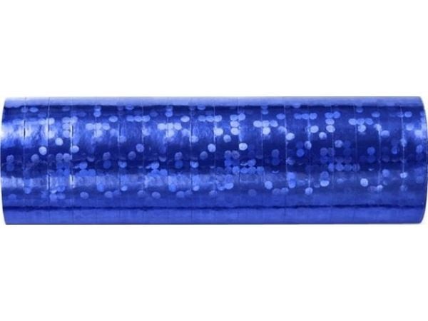 Party Deco Holographic Streamers, Blå, 3,8m, 18 stk Party Deco Holographic Streamers, Blå, 3,8m, 18 stk