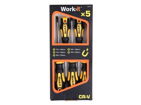 Work>it® TORX ruuvinvääntösarja 5 osaa