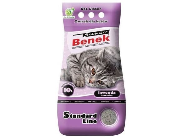 Super Benek Standard Lavendel kattesand 10 l