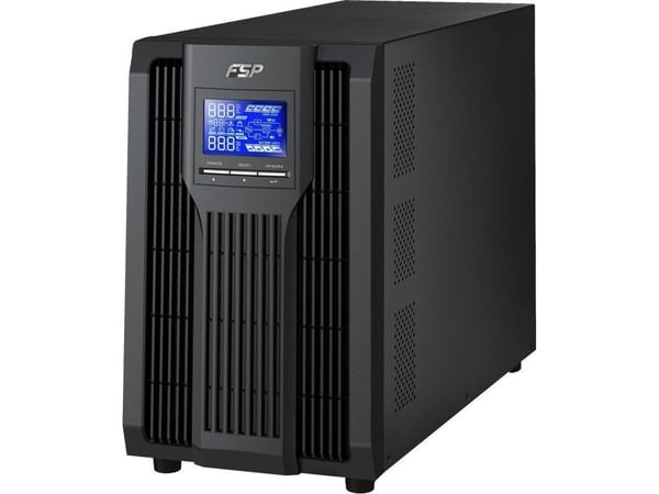 FSP Champ Tower 3K, Taajuuden kaksoismuunnos (verkossa), 3 kVA, 2700 W, Sini, 120 V, 300 V