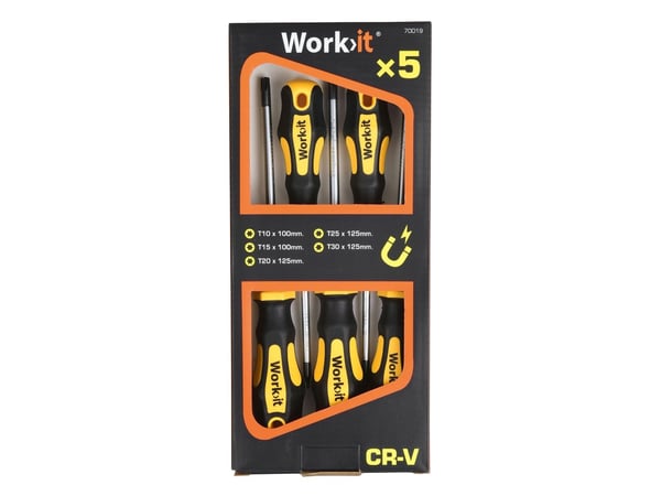 Work>it® TORX ruuvinvääntösarja 5 osaa
