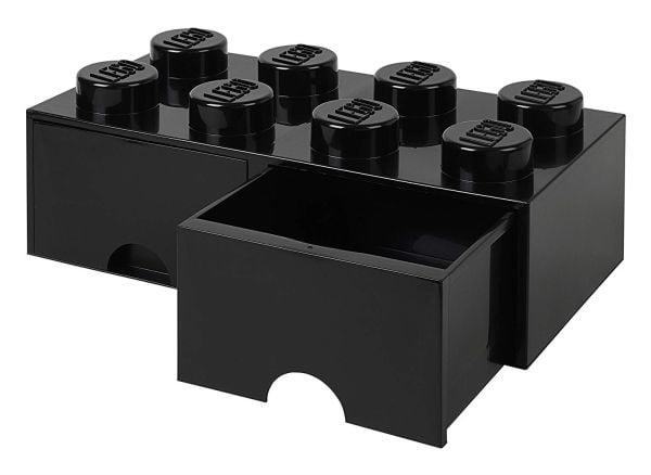 LEGO Room Copenhagen Klossskuff 8 beholder svart (RC40061733)
