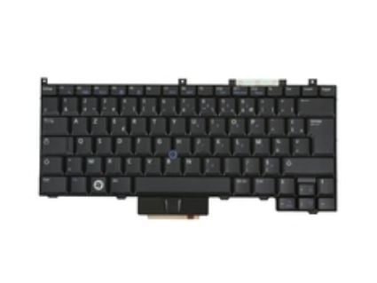 Dell - Erstatningstastatur for bærbar PC - AZERTY - Fransk - svart