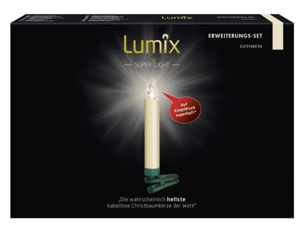 Krinner Lumix Superlight 5 x Extension Set elfenben juletrelys