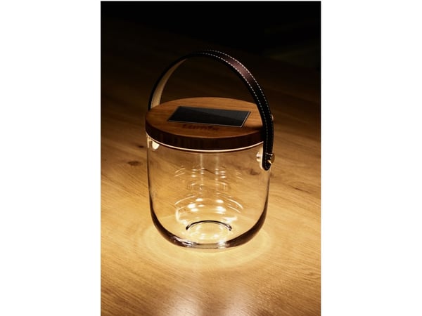 Lumix Deco Glass Basic - Dekorativ lampe - LED - varmt hvitt lys - solcelledrevet