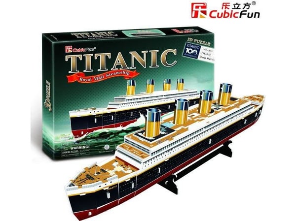 CUBICFUN 3D-puslespill Titanic liten