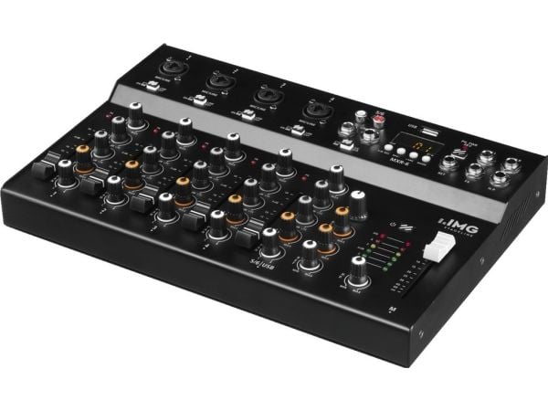 IMG StageLine MXR-6 Console mixer Antal kanaler:6 Bluetooth, USB-anslutning
