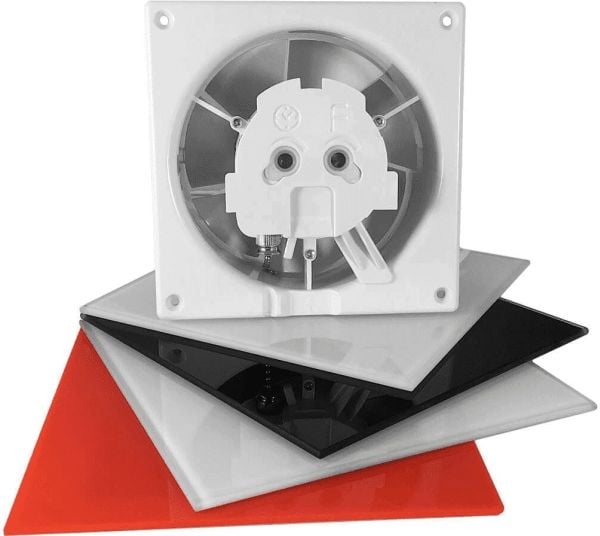 airRoxy vegg-/takvifte Rim FI 100 HS BB, fuktsensor, kulelager (01-064)