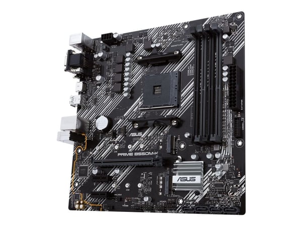 ASUS PRIME B550M-K - Hovedkort - micro ATX - Socket AM4 - AMD B550 Chipset - USB 3.2 Gen 1, USB 3.2 Gen 2 - Gigabit LAN - innbygd grafikk (CPU krev...