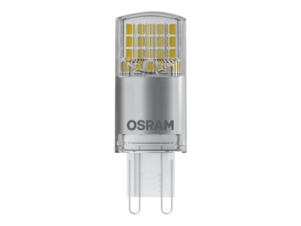 OSRAM PIN - LED-lyspære - form: T20 - klar finish - G9 - 3.8 W (ekvivalent 40 W) - klasse E - varmt hvitt lys - 2700 K