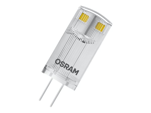 OSRAM PIN - LED-lyspære - form: T12 - G4 - 0.9 W (ekvivalent 10 W) - klasse F - varmt hvitt lys - 2700 K