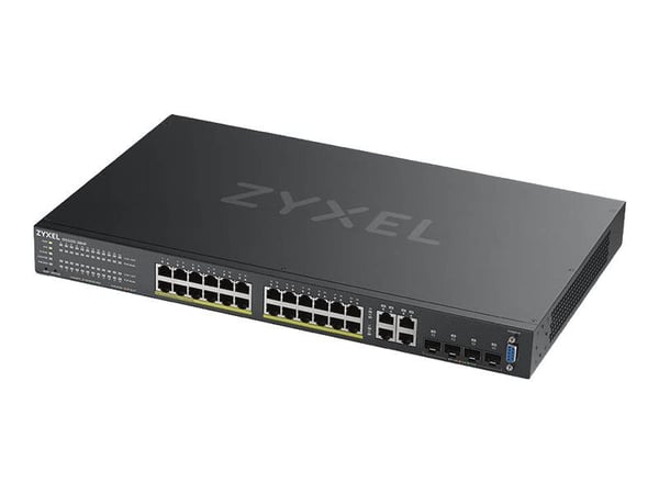 Zyxel GS2220-28HP-EU0101F, Hallittu, L2, Gigabit Ethernet (10/100/1000), Power over Ethernet -tuki, Telineasennus