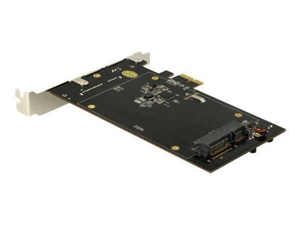 PCI EXPRESS X1-KORT FOR 2 X SATA HDD / SSD