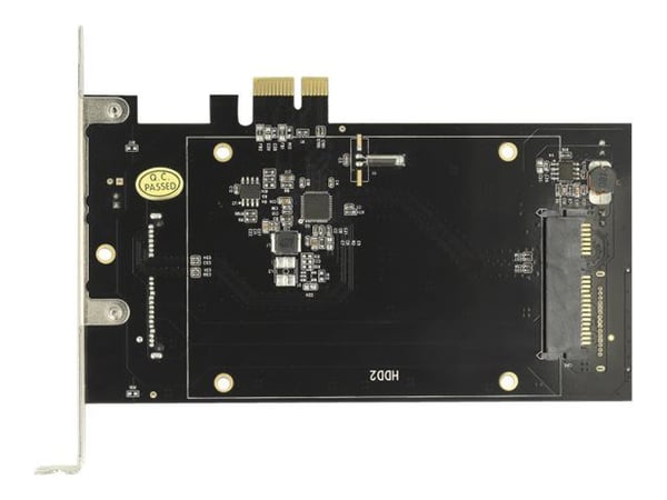Delock PCI Express x1 Card for 2 x SATA HDD / SSD - Kontrollerkort - 2 Kanal - SATA 6Gb/s - PCIe 2.0 x1