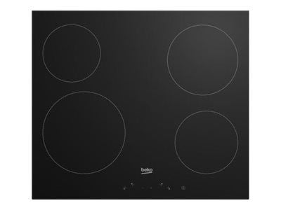 Beko HIC64401 - Keramisk häll - 4 kokplattor - Fördjupning - bredd: 56 cm - djup: 49 cm - ramlös - svart