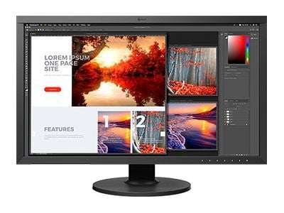 EIZO ColorEdge CS2740-BK - LED-näyttö - 27" - 3840 x 2160 4K @ 61 Hz - IPS - 350 cd/m² - 1000:1 - 10 ms - HDMI, DisplayPort, USB-C - musta - musta