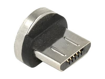 DeLOCK 65932, Magnet, USB Type Micro-B, Musta, Hopea