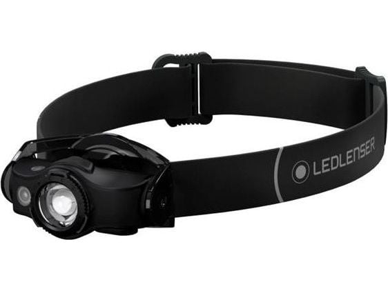 Led Lenser MH4, Hodebåndslommelykt, Svart, IPX4, LED, 400 lm, 180 m