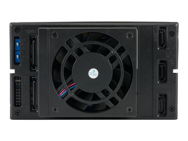 FANTEC BP-T2131 internt RAID-kapsling med statusindikering för 7 cm kylfläkt, hot-swap växlingsram, överhettningsalarm, HDD-felindikering, 2,5"/3,5...