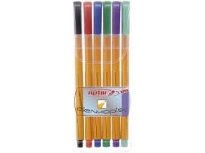 Rystor Fineliner RC-04 ABCDVS 6 st