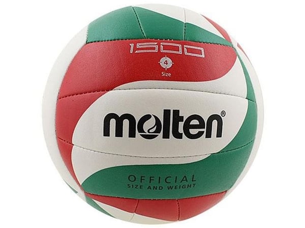 Molten V4M1500, Vihreä, Punainen, Valkoinen, Nahka, Synteettinen, 18-panel ball, Sisätila ja ulkotila, Kuvio, Unisex Molten V4M1500, Vihreä, Punainen, Valkoinen, Nahka, Synteettinen, 18-panel ball, Sisätila ja ulkotila, Kuvio, Unisex