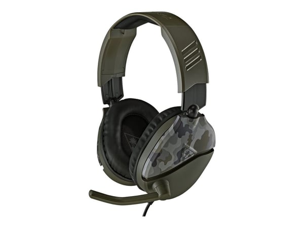 Turtle Beach Recon 70, Langallinen, Pelaaminen, 20 - 20000 Hz, 485,3 g, Kuulokkeet, Musta, Vihreä
