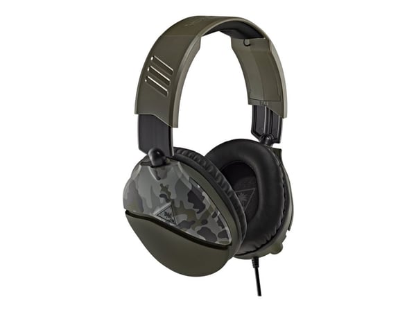 Turtle Beach Recon 70, Langallinen, Pelaaminen, 20 - 20000 Hz, 485,3 g, Kuulokkeet, Musta, Vihreä