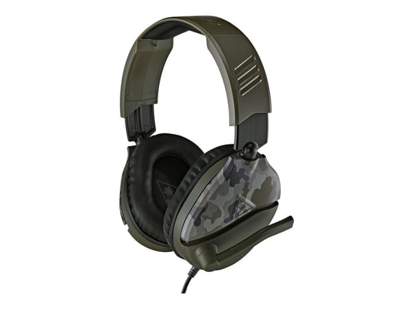 Turtle Beach Recon 70, Langallinen, Pelaaminen, 20 - 20000 Hz, 485,3 g, Kuulokkeet, Musta, Vihreä
