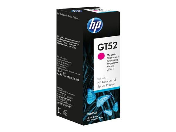HP GT52 - Magenta - original - blekkrefill - for Deskjet GT 58XX; Ink Tank 11X, 31X; Smart Tank 500, 51X, 530, 6001, 615, 70XX, 73XX, 76XX
