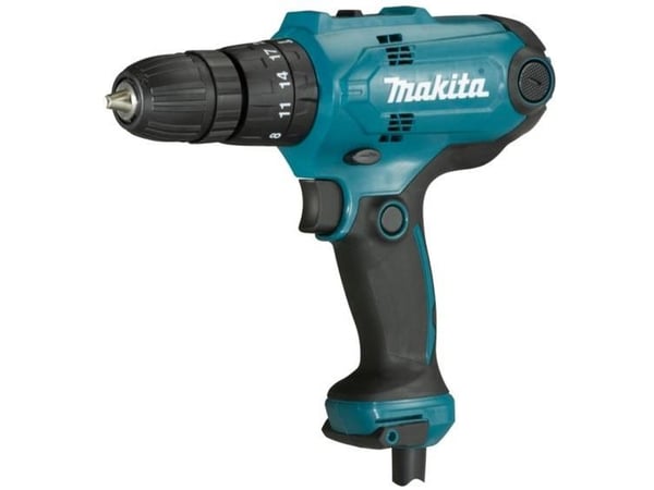 Makita HP0300, Boremaskin med pistolgrep, Nøkkelløs, 1 cm, 1500 RPM, 1 cm, 450 RPM