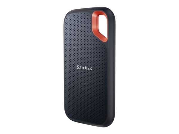 SanDisk Extreme Portable - SSD - kryptert - 2 TB - ekstern (bærbar) - USB 3.2 Gen 2 - 256-bit AES